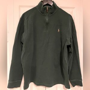 Mens Large Ralph Lauren 1/4 Zip Sweater